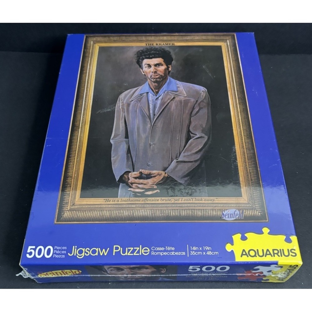 Seinfeld The Kramer Jigsaw Puzzle 500 Piece Aquarius  19in X 14in SEALED NEW
